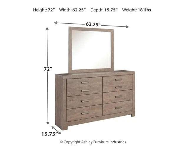 Culverbach Dresser and Mirror at Lee Furniture, NC