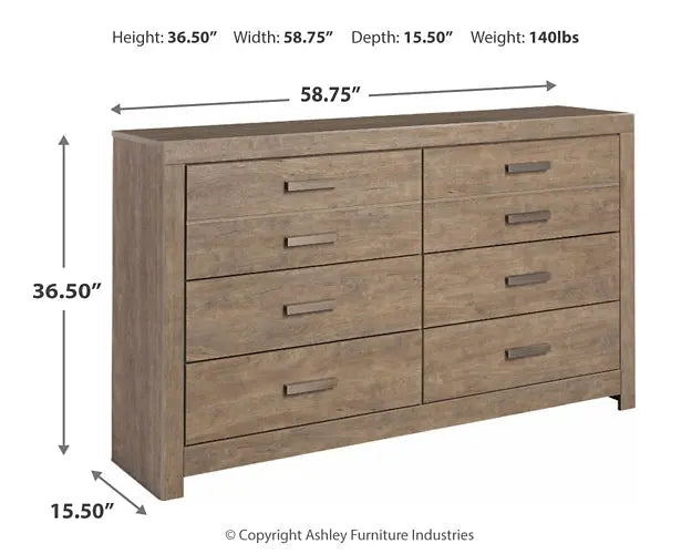 Culverbach Six Drawer Dresser at Lee Furniture, NC