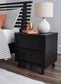Danziar King Panel Headboard with Mirrored Dresser and Nightstand at Lee Furniture, NC