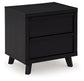 Danziar King Panel Headboard with Mirrored Dresser and Nightstand at Lee Furniture, NC