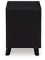 Danziar King Panel Headboard with Mirrored Dresser and Nightstand at Lee Furniture, NC