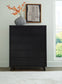 Danziar Queen Panel Bed with Mirrored Dresser and Chest at Lee Furniture, NC