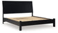 Danziar Queen Panel Bed with Mirrored Dresser and Chest at Lee Furniture, NC