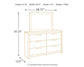 Derekson Dresser and Mirror at Lee Furniture, NC