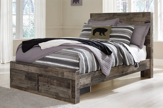 Derekson Panel Bed With 2 Storage Drawers at Lee Furniture, NC
