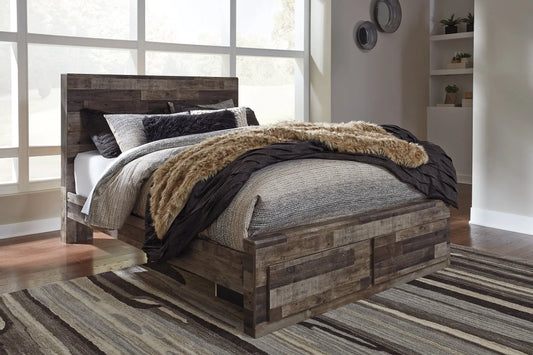 Derekson Panel Bed With 2 Storage Drawers at Lee Furniture, NC