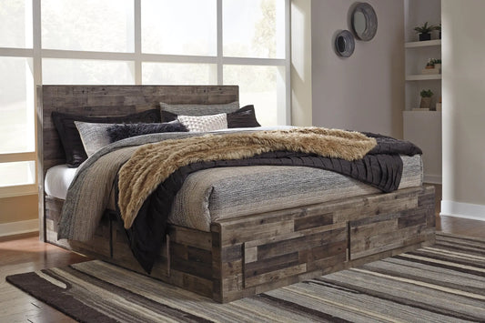 Derekson Panel Bed With 6 Storage Drawers at Lee Furniture, NC