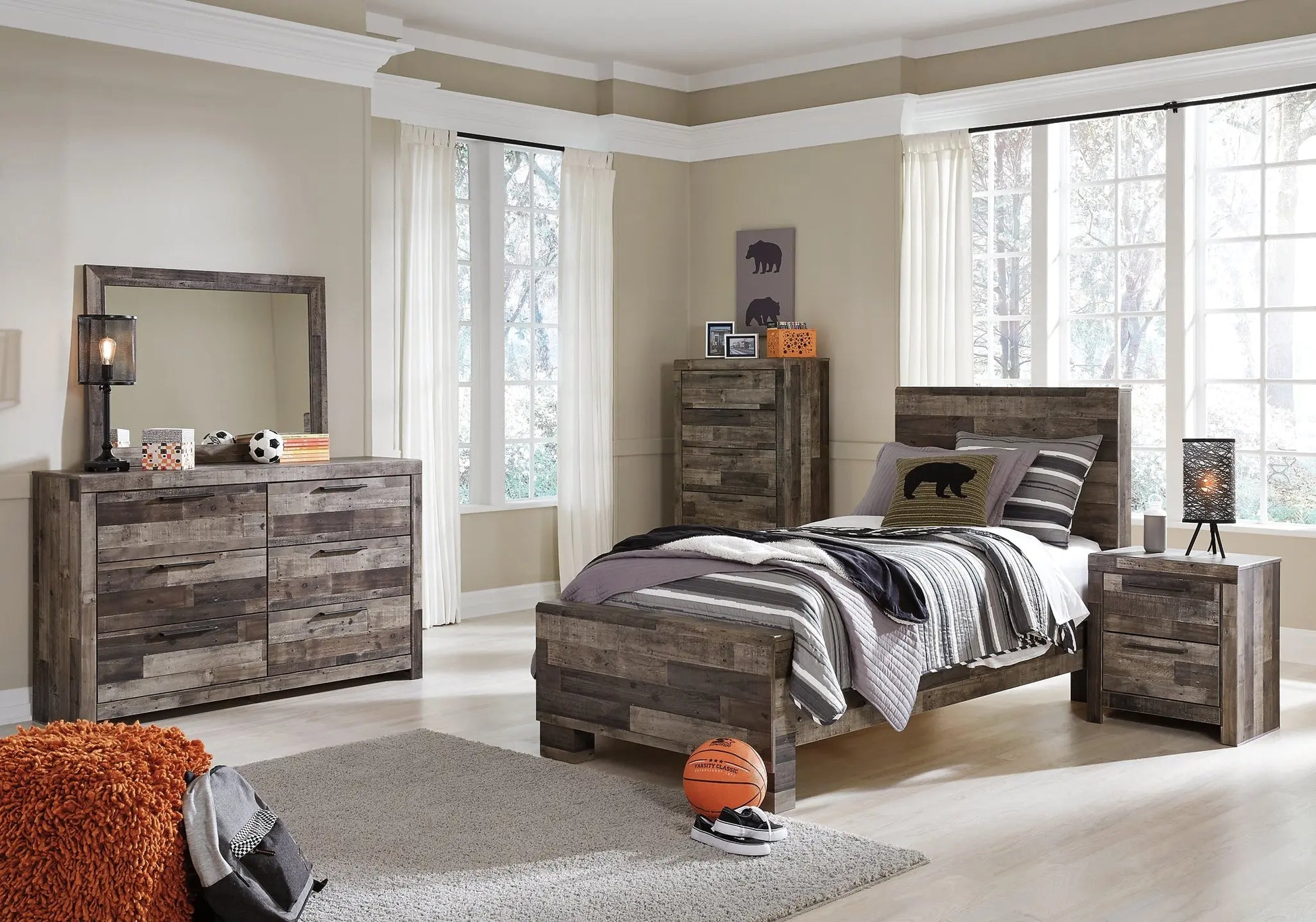 Derekson Panel Bed at Lee Furniture, NC