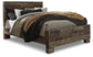 Derekson Queen Panel Bed with Mirrored Dresser, Chest and Nightstand at Lee Furniture, NC