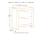 Derekson Two Drawer Night Stand at Lee Furniture, NC