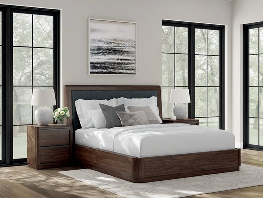 Dilenno California King Upholstered Panel Bed at Lee Furniture, NC