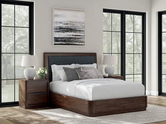 Dilenno Queen Upholstered Panel Bed at Lee Furniture, NC