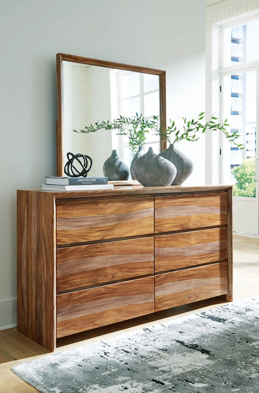Dressonni Dresser and Mirror at Lee Furniture, NC