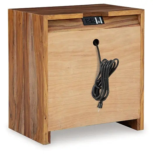 Dressonni Two Drawer Night Stand at Lee Furniture, NC