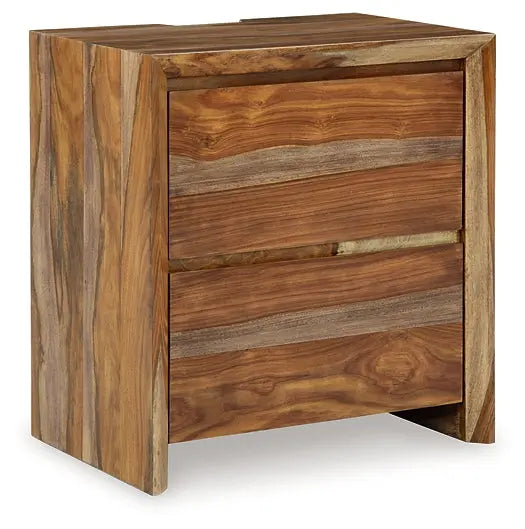 Dressonni Two Drawer Night Stand at Lee Furniture, NC
