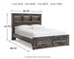Drystan Bookcase Bed With 2 Storage Drawers at Lee Furniture, NC