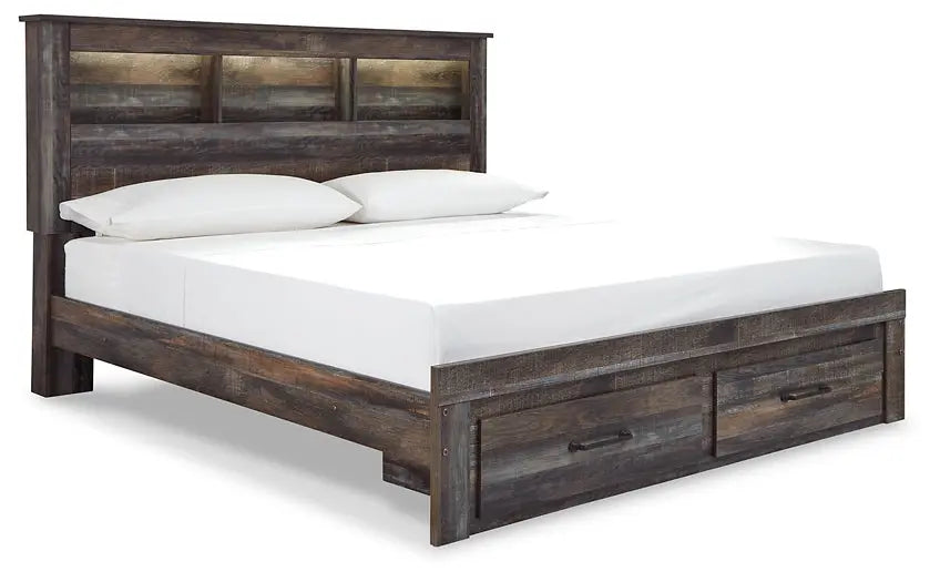 Drystan Bookcase Bed With 2 Storage Drawers at Lee Furniture, NC