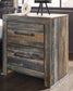 Drystan King Bookcase Bed with 4 Storage Drawers with Mirrored Dresser, Chest and 2 Nightstands at Lee Furniture, NC