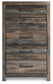 Drystan King Bookcase Bed with 4 Storage Drawers with Mirrored Dresser, Chest and 2 Nightstands at Lee Furniture, NC