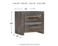 Drystan King Bookcase Bed with 4 Storage Drawers with Mirrored Dresser, Chest and 2 Nightstands at Lee Furniture, NC