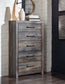 Drystan King/California King Bookcase Headboard with Mirrored Dresser and Chest at Lee Furniture, NC