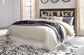 Drystan King/California King Bookcase Headboard with Mirrored Dresser at Lee Furniture, NC
