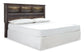 Drystan King/California King Bookcase Headboard with Mirrored Dresser at Lee Furniture, NC