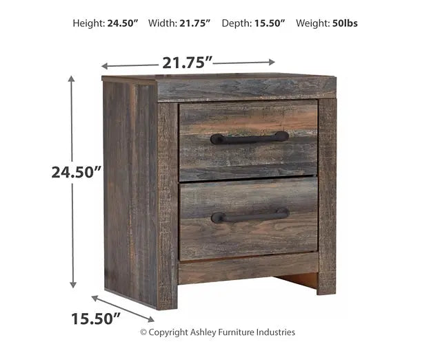 Drystan King Panel Bed with 4 Storage Drawers with Mirrored Dresser, Chest and 2 Nightstands at Lee Furniture, NC