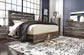 Drystan King Panel Bed with Mirrored Dresser, Chest and Nightstand at Lee Furniture, NC