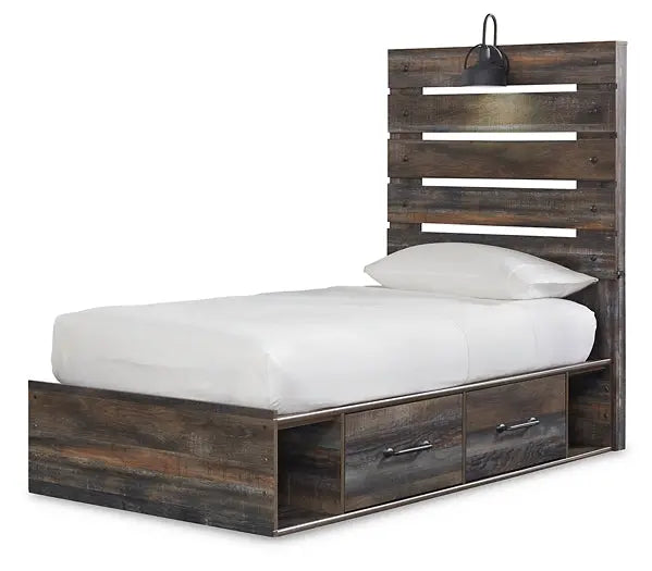 Drystan Panel Bed With 2 Storage Drawers at Lee Furniture, NC