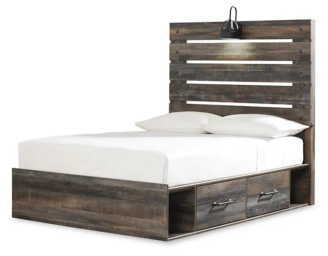 Drystan Panel Bed With 2 Storage Drawers at Lee Furniture, NC