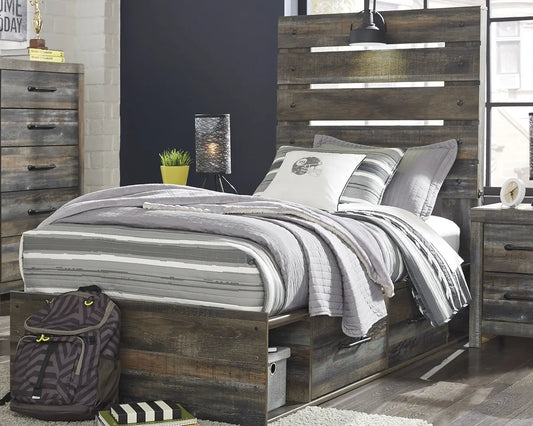 Drystan Panel Bed With 4 Storage Drawers at Lee Furniture, NC