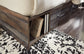 Drystan Queen Bookcase Bed with 2 Storage Drawers with Mirrored Dresser at Lee Furniture, NC
