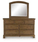 Feddinger Dresser and Mirror at Lee Furniture, NC