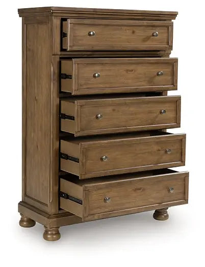 Feddinger Five Drawer Chest at Lee Furniture, NC