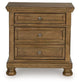 Feddinger Two Drawer Night Stand at Lee Furniture, NC