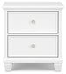 Fortman Two Drawer Night Stand at Lee Furniture, NC