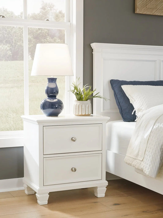 Fortman Two Drawer Night Stand at Lee Furniture, NC