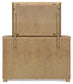 Galliden King Panel Bed with Mirrored Dresser and Nightstand at Lee Furniture, NC