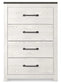 Gerridan King Panel Bed with Mirrored Dresser, Chest and 2 Nightstands at Lee Furniture, NC