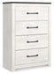 Gerridan King Panel Bed with Mirrored Dresser and Chest at Lee Furniture, NC