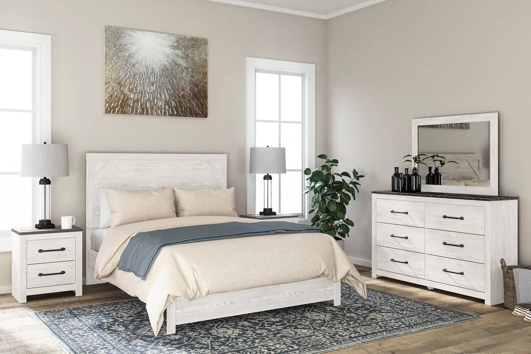 Gerridan Two Drawer Night Stand at Lee Furniture, NC
