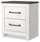 Gerridan Two Drawer Night Stand at Lee Furniture, NC