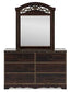 Glosmount Dresser and Mirror at Lee Furniture, NC