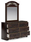 Glosmount Dresser and Mirror at Lee Furniture, NC
