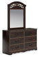 Glosmount Dresser and Mirror at Lee Furniture, NC