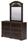 Glosmount Dresser and Mirror at Lee Furniture, NC