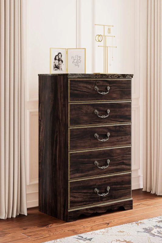 Glosmount Five Drawer Chest at Lee Furniture, NC