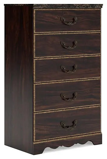 Glosmount Five Drawer Chest at Lee Furniture, NC