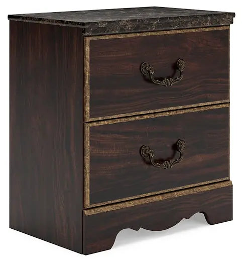 Glosmount Two Drawer Night Stand at Lee Furniture, NC